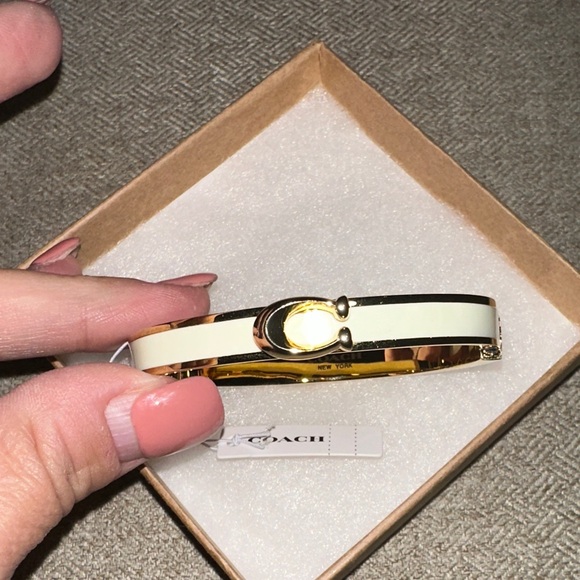 Coach Jewelry - Coach Women's Gold and White Bracelet